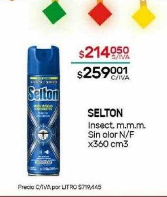Nini Mayorista Selton insect m.m.m. sin olor n f oferta