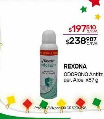Nini Mayorista Rexona odorono antitr aer aloe oferta