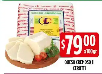 Supermercados Toledo Queso cremoso h cerutti oferta