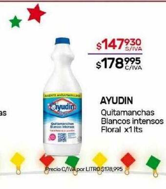 Nini Mayorista Ayudin quitamanchas blancos intensos floral oferta