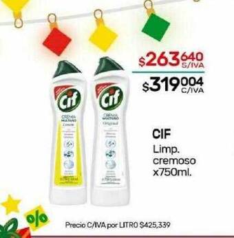 Nini Mayorista Cif limp cremoso oferta