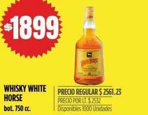 Supermercados Vea Whisky white horse oferta