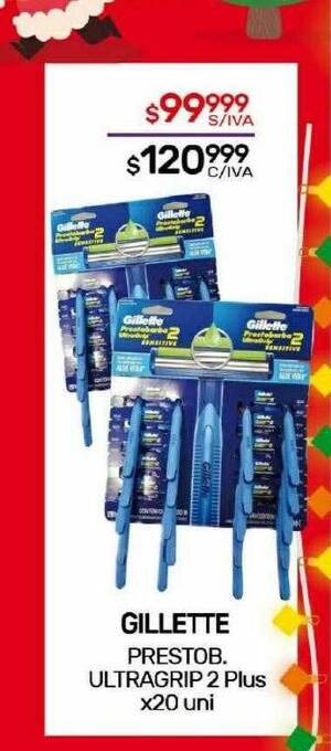 Nini Mayorista Gillette prestob ultragrip 2 plus oferta