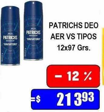 Dulcenter Patrichs deo aer vs tipos oferta