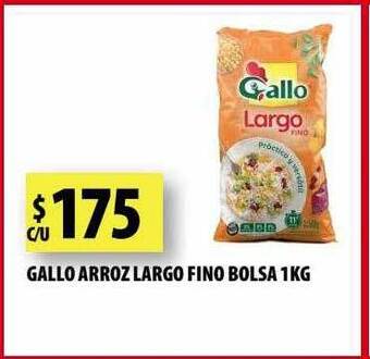 Punto Mayorista Gallo arroz largo fino bolsa oferta