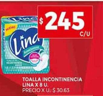 Supermercados DIA Toalla incontinencia lina oferta