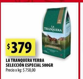 Punto Mayorista La tranquera yerba selección especial oferta