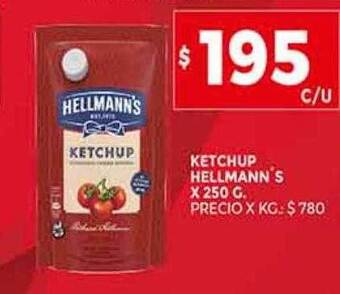 Supermercados DIA Ketchup hellmann's oferta