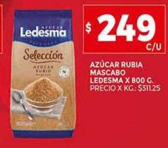 Supermercados DIA Azúcar rubia mascabo ledesma oferta