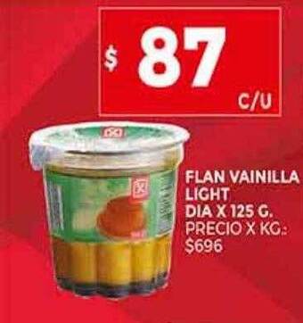 Supermercados DIA Flan vainilla light dia oferta