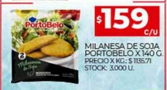Supermercados DIA Milanesa de soja portobelo oferta
