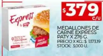 Supermercados DIA Medallones de carne express paty oferta