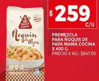 Supermercados DIA Premezcla para ñoquis de papa mamá cocina oferta