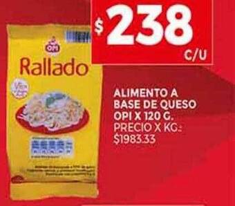 Supermercados DIA Alimento a base de queso opi oferta