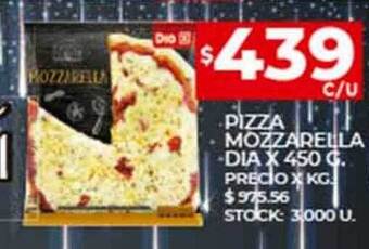 Supermercados DIA Pizza mozzarella dia oferta