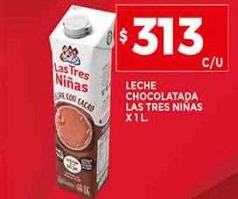 Supermercados DIA Leche chocolatada las tres niñas oferta