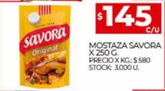 Supermercados DIA Mostaza savora oferta