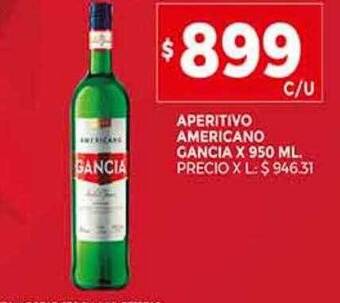 Supermercados DIA Aperitivo americano gancia oferta