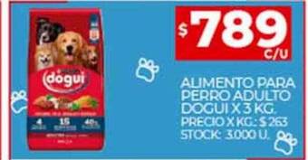 Supermercados DIA Alimento para perro adulto dogui oferta