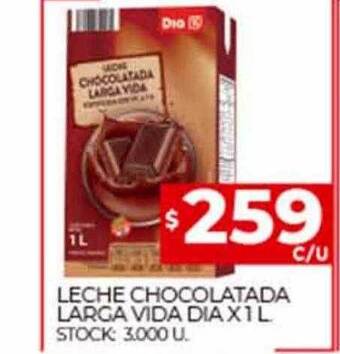 Supermercados DIA Leche chocolatada larga vida dia oferta