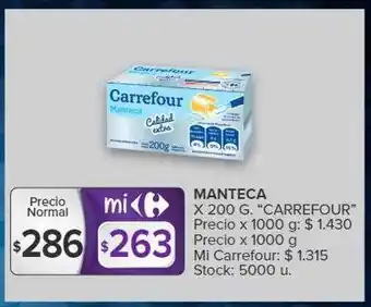 Carrefour Market Manteca carrefour oferta