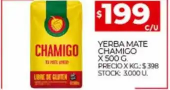 Supermercados DIA Yerba mate chamigo oferta