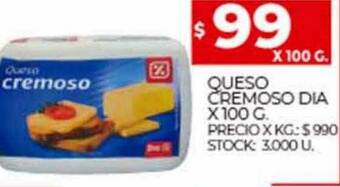 Supermercados DIA Queso cremoso dia oferta