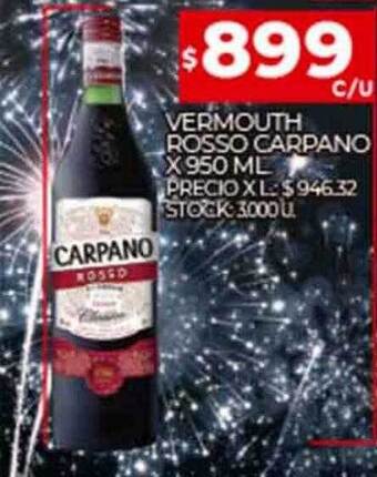 Supermercados DIA Vermouth rosso carpano oferta