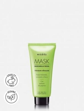 Mascarilla facial hidratante refrescante con pepino mask
