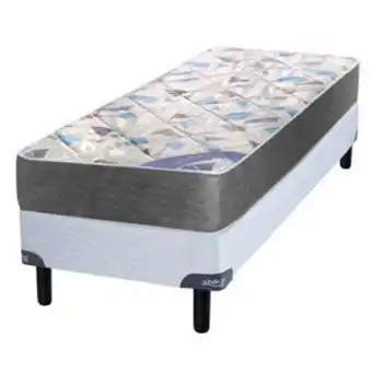 Frávega Sommier y colchón de espuma inducol family plus 80 x 190 cm oferta