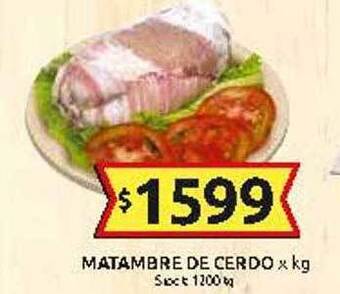 Cordiez Matambre de cerdo oferta
