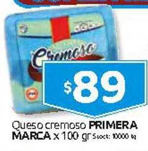 Cordiez Queso cremoso primera marca oferta