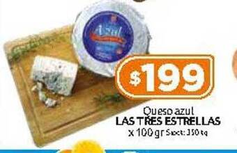 Cordiez Queso azul las tres estrellas oferta