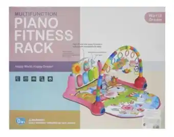 Kinderland Gimnasio para bebe con luz y música rosa 1741983 oferta