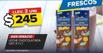Carrefour Maxi Leche chocolatada san ignacio x 1l oferta