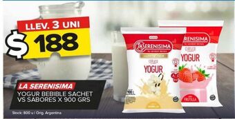 Carrefour Maxi Yogur la serenísima x 900g oferta