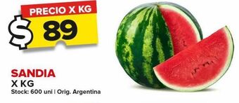 Carrefour Maxi Sandía x kg oferta