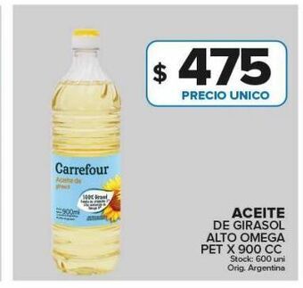 Carrefour Maxi Aceite de girasol carrefour x 900cc oferta