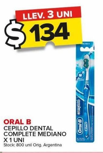 Carrefour Maxi Cepillo dental oral-b x 1un oferta