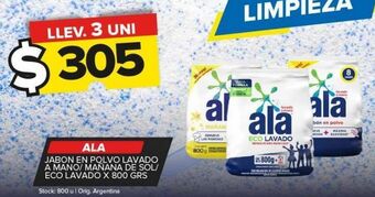Carrefour Maxi Jabón en polvo ala x 800g oferta