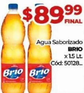 Diarco Agua Saborizada Brio oferta