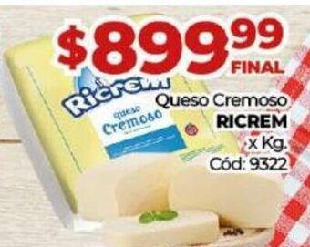 Diarco Queso Cremoso Ricrem oferta