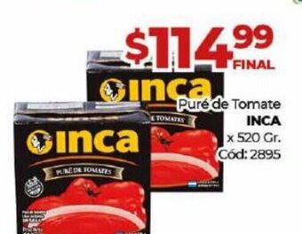 Diarco Puré de Tomate Inca oferta