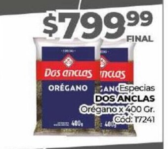 Diarco Especias Dos Anclas oferta