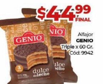 Diarco Alfajor Genio oferta