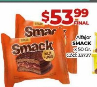 Diarco Alfajor Smack oferta