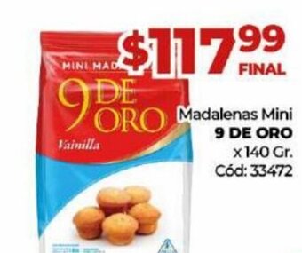Diarco Madalenas Mini 9 De Oro oferta