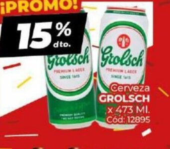 Diarco Cerveza Grolsch oferta