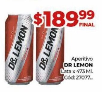 Diarco Aperitivo Dr. Lemon oferta