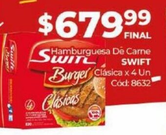 Diarco Hamburguesa De Carne Swift oferta